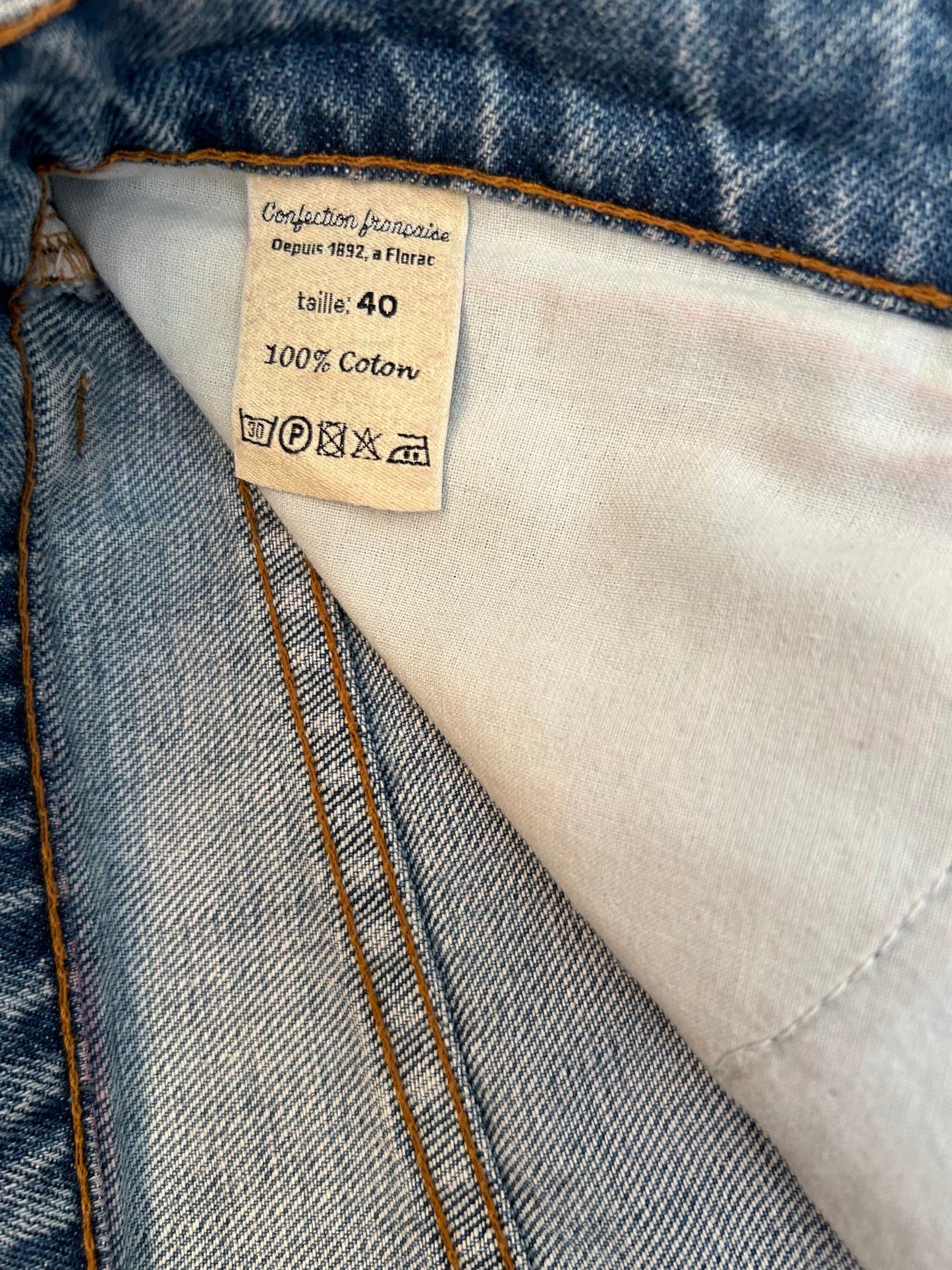 Short en jean taille haute - Aimé