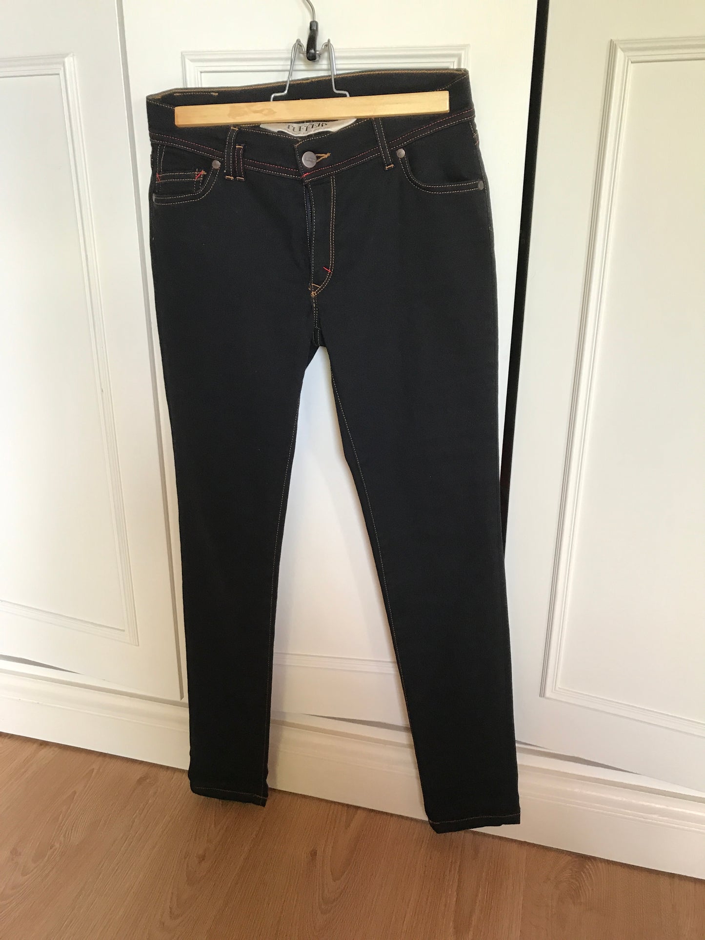 Jean slim taille standard Noir - Mathilde