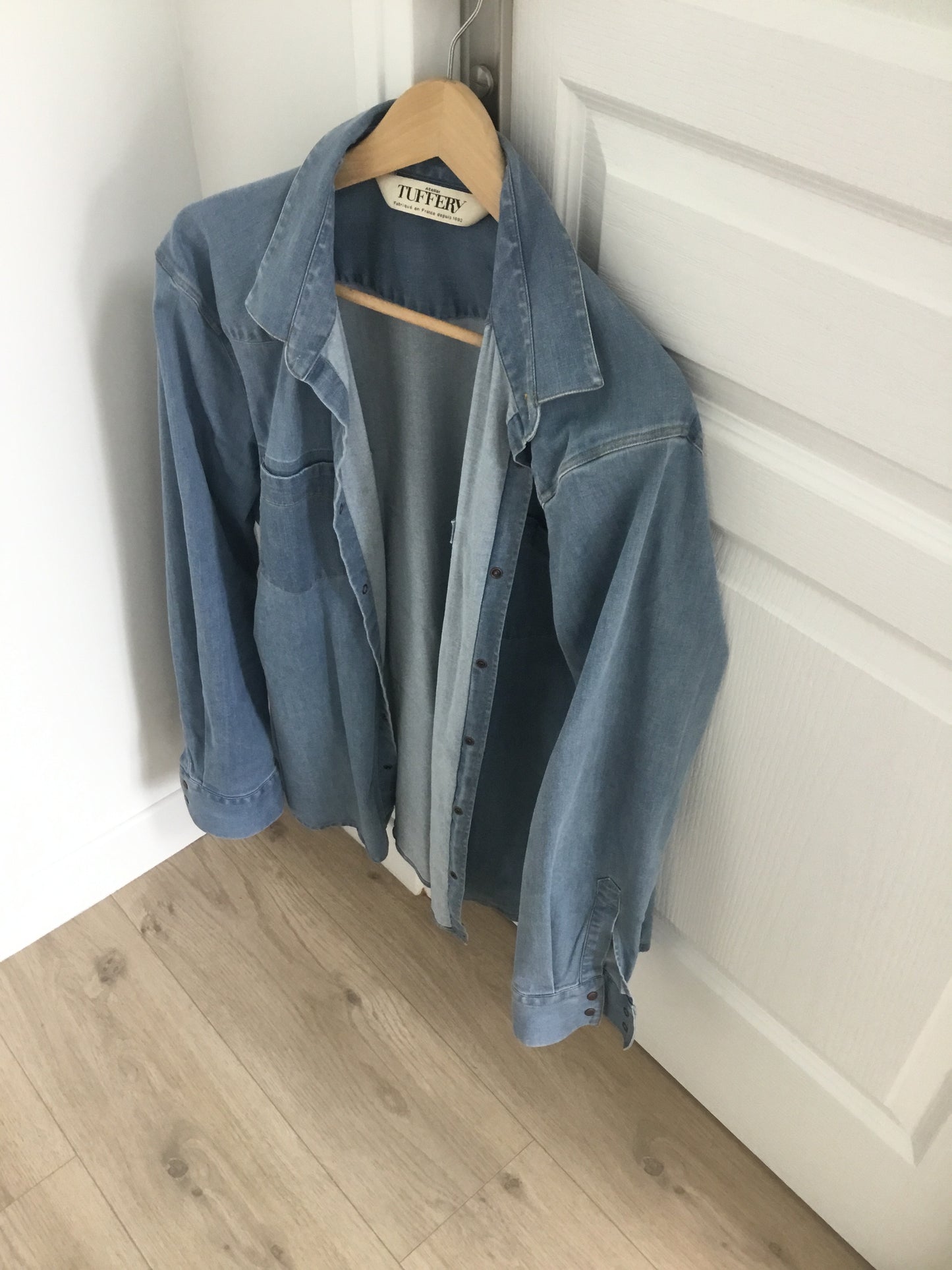 Chemise en jean clair