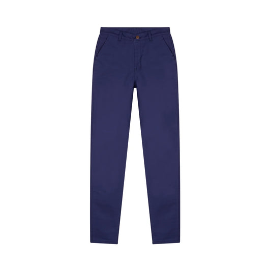 Moleskine high-waisted fitted women's chinos - Léonie