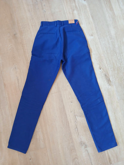 Chino ajusté taille haute Moleskine - Léonie