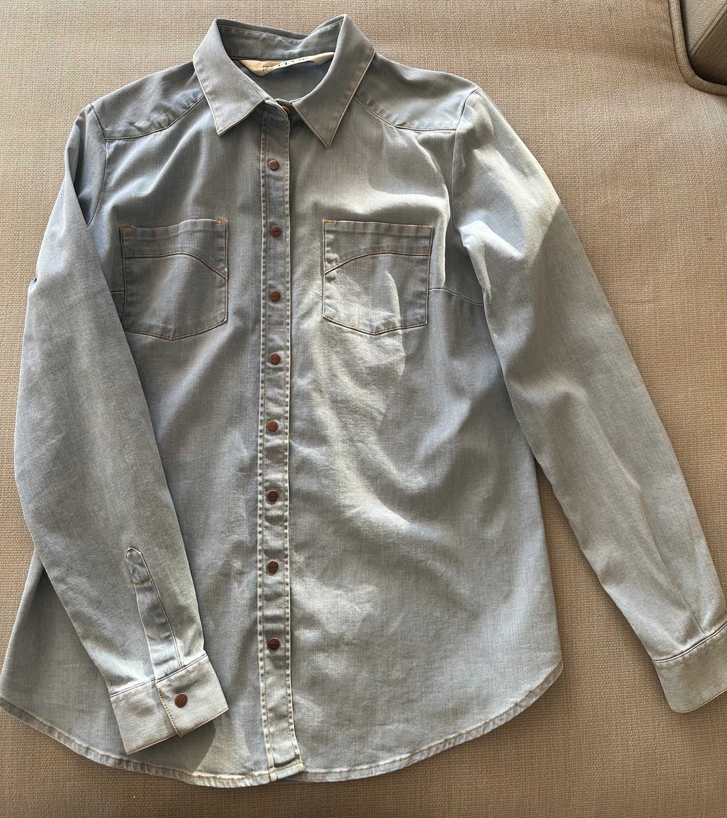Chemise femme en jean clair - Cévennes