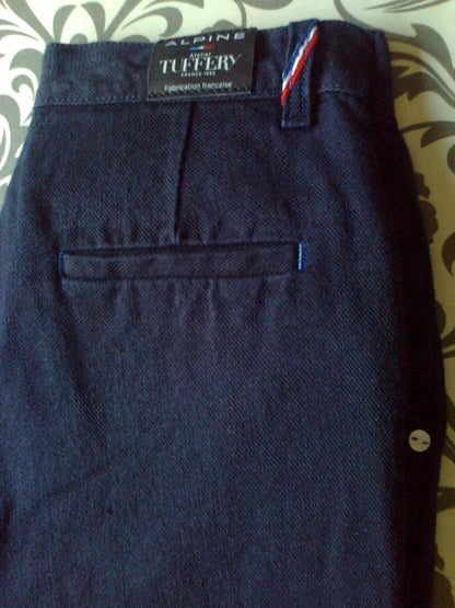Chino ajusté taille haute Alpine 100% Lin Français - Léonie