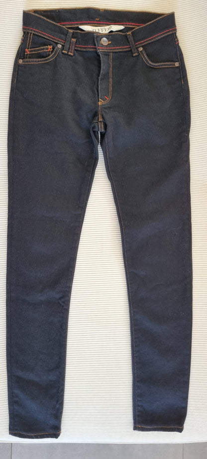 Jean slim taille standard Noir - Mathilde