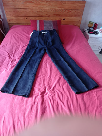 Pantalon femme droit taille haute 100% Lin - Gabi