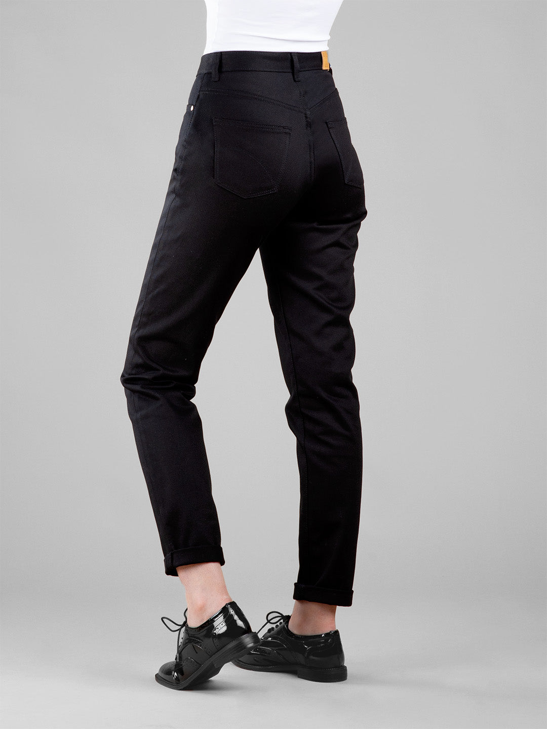 Jean Mom Taille Haute Noir - Marthe