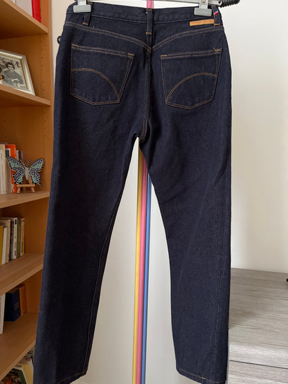 Jean droit taille haute laine – SAINT JAMES x Atelier TUFFERY – Apolline