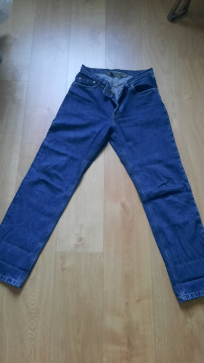 Jean droit taille haute stonewashed - Apolline