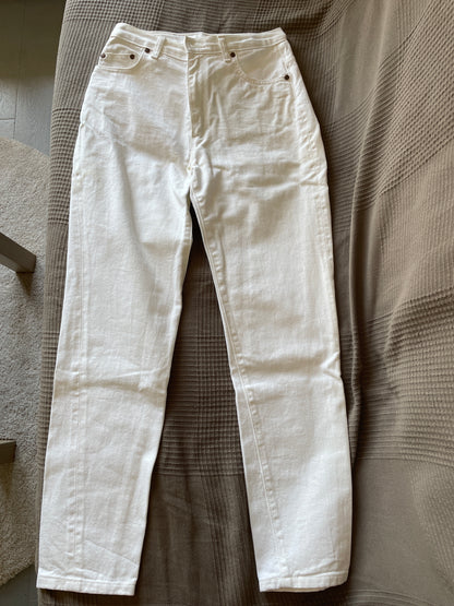 Jean mom taille haute blanc - Marthe