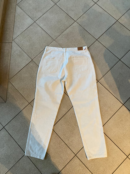 Jean mom taille haute blanc - Marthe