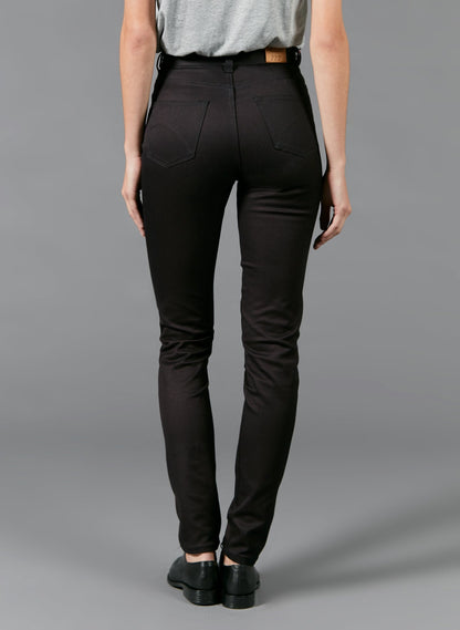 Jean slim taille haute Brut Soie - Marianne