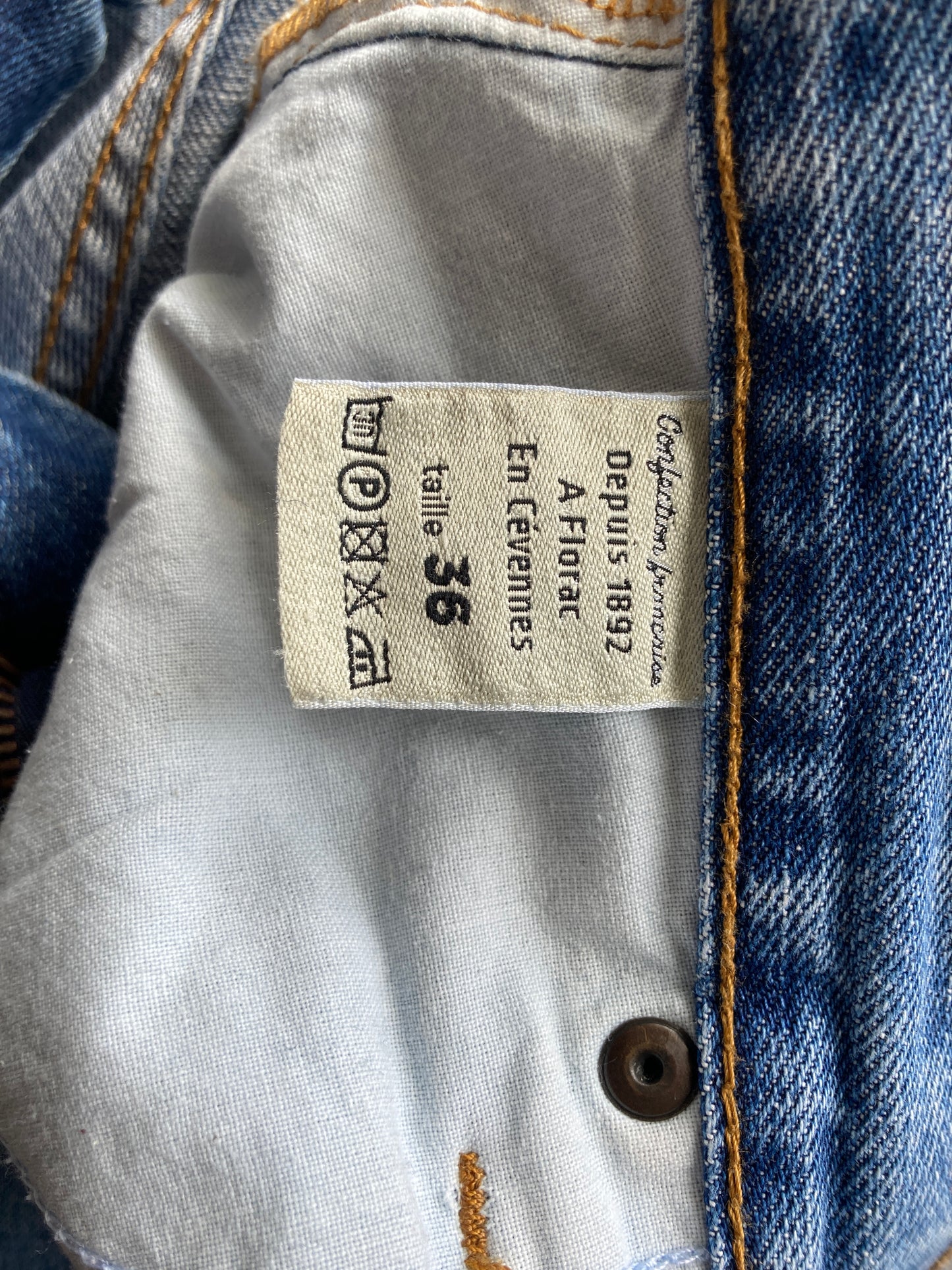 Jean mom taille haute Clair - Marthe