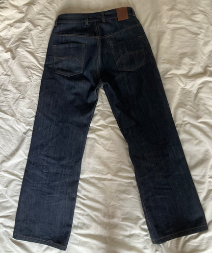 Jean large taille haute Selvedge - Désiré