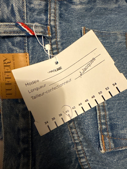 Jean droit taille haute clair – Apolline