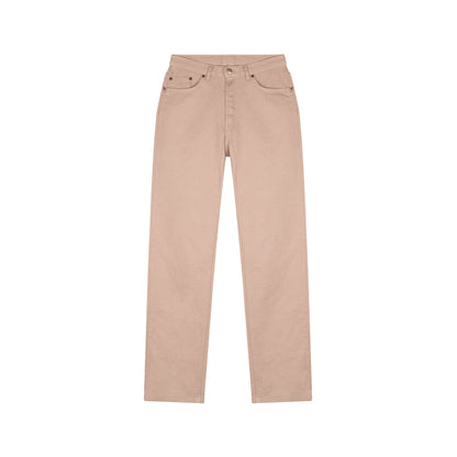 Jean femme droit taille haute Beige - Apolline