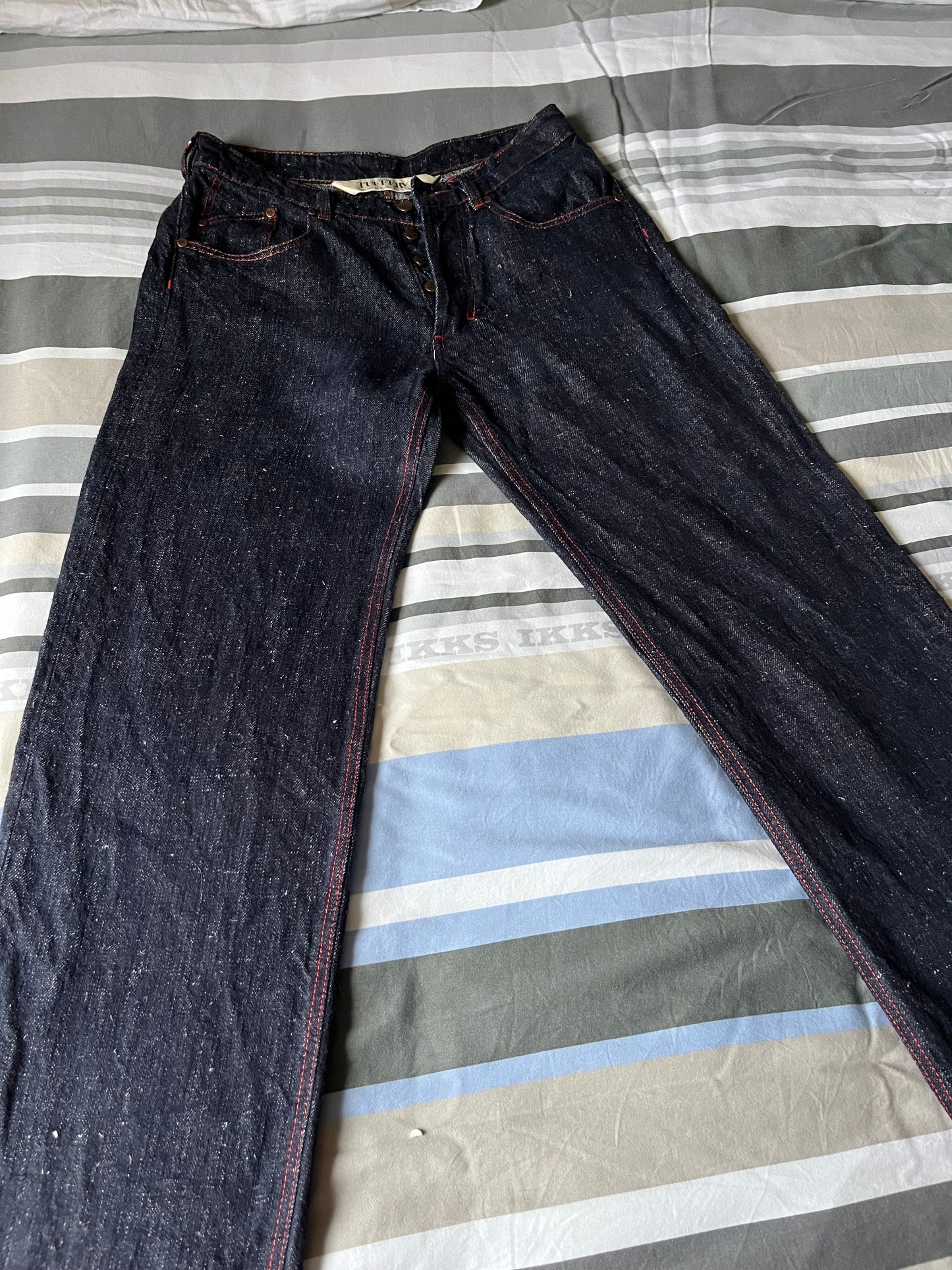 Jean unisexe large taille haute chanvre – Désiré