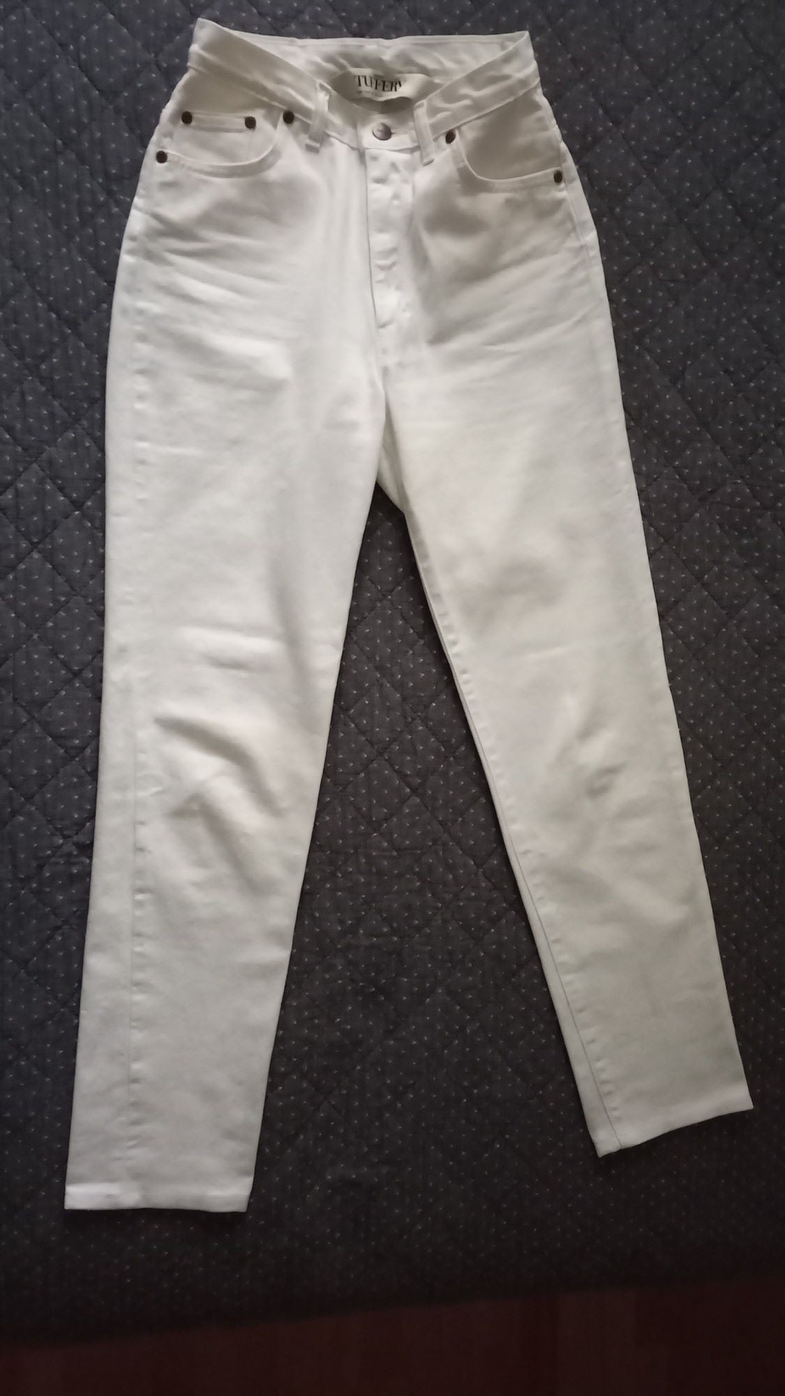 Jean mom taille haute blanc - Marthe