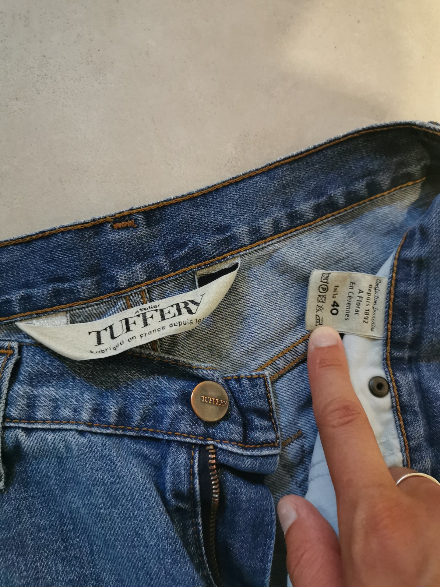Jean mom taille haute Clair - Marthe