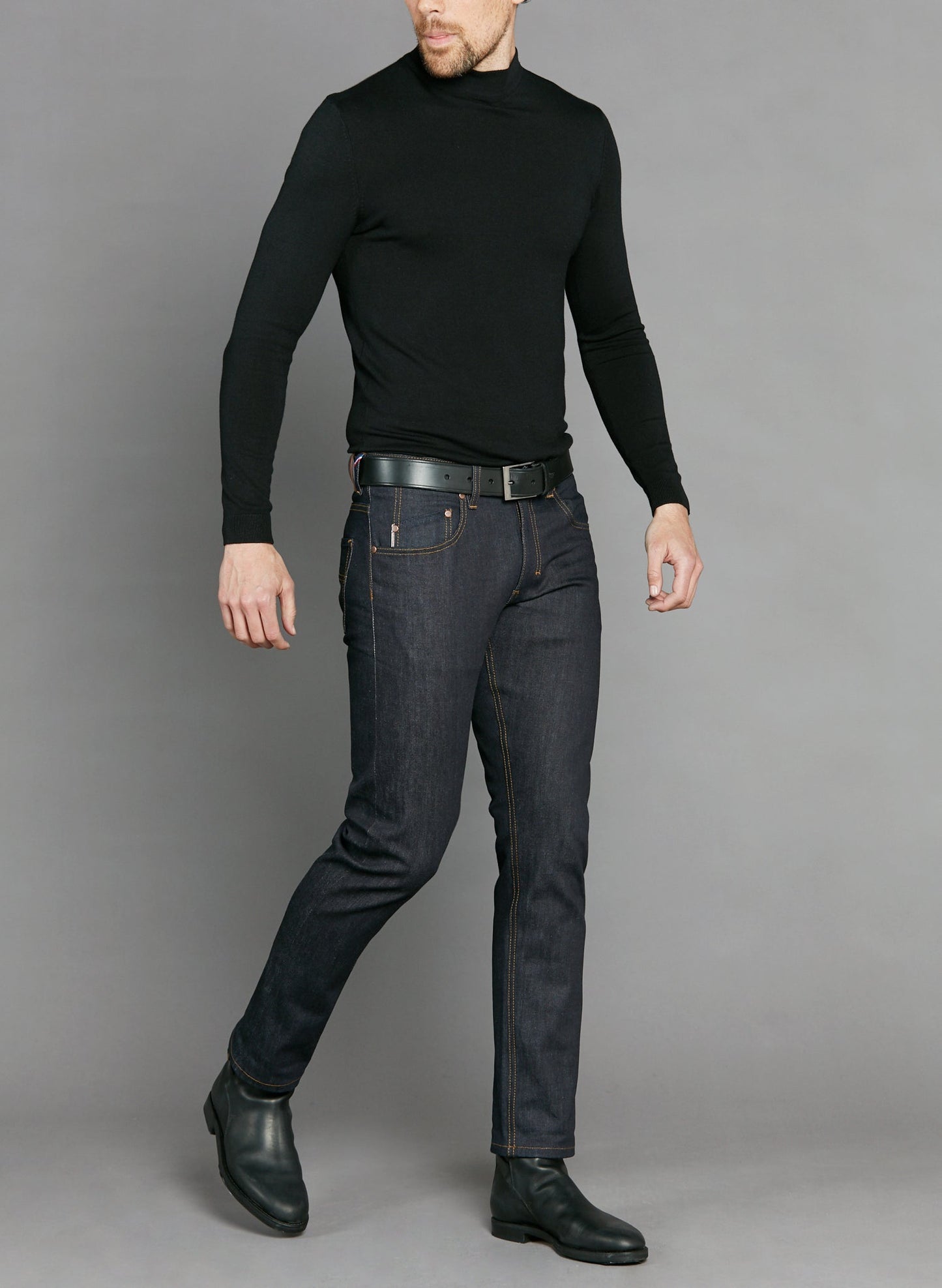 Jean droit ajusté Brut Selvedge - Alphonse