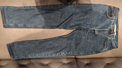 Jean droit taille haute stonewashed - Apolline