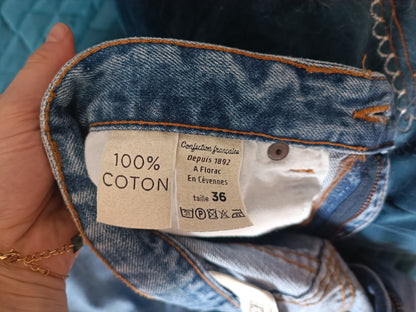 Jean mom taille haute Clair - Marthe
