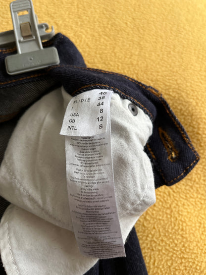 Jean droit taille haute laine – SAINT JAMES x Atelier TUFFERY – Apolline