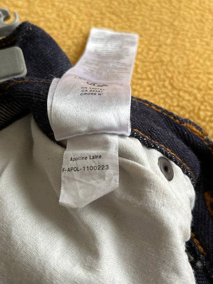 Jean droit taille haute laine – SAINT JAMES x Atelier TUFFERY – Apolline