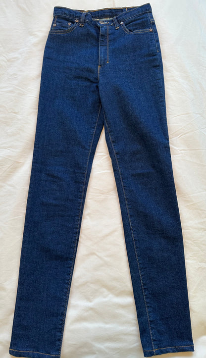 Jean slim taille haute Coton Bio - Marianne