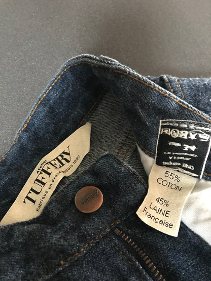 Jean mom taille haute Laine Française - Marthe