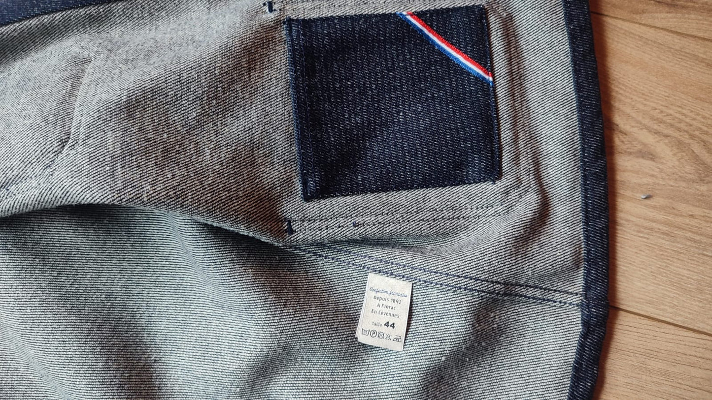 Veste en jean Laine Française - Méjean