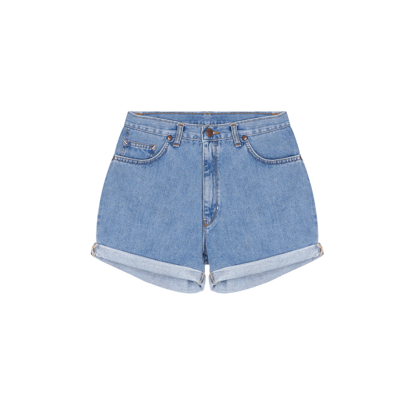 Short femme taille haute en jean Clair - Aimé