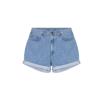 Short femme taille haute en jean Clair - Aimé
