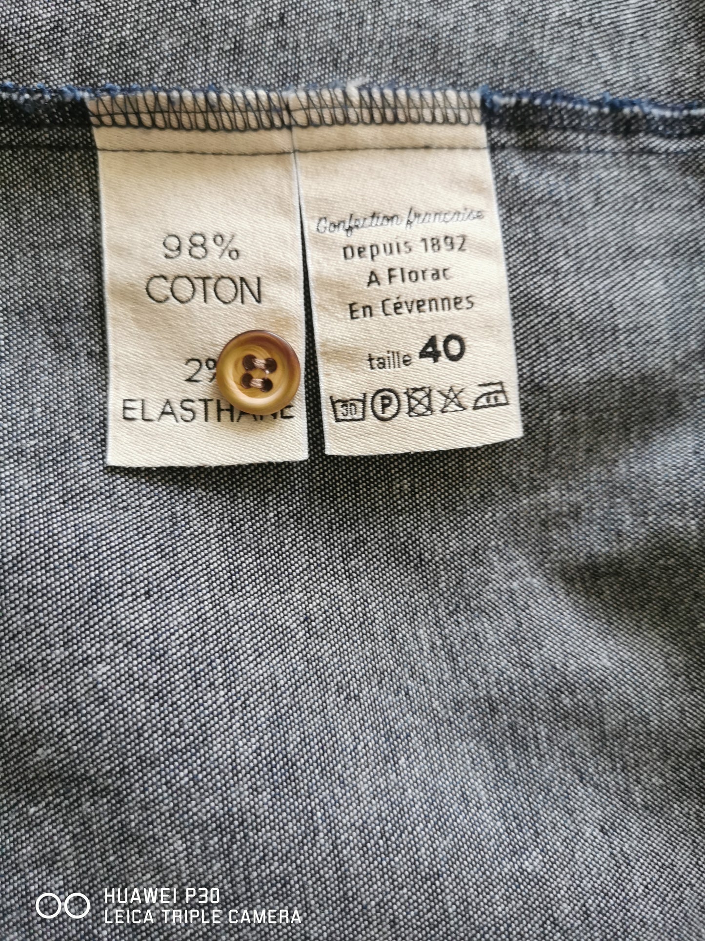 Chemise en jean Brut - Cévennes