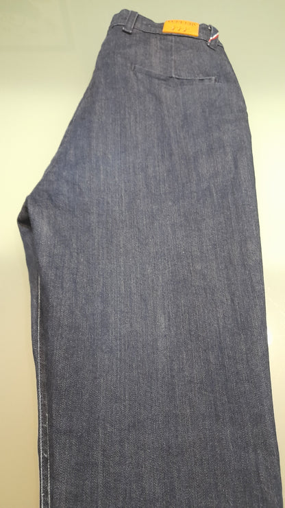 Chino ajusté taille haute Brut Coton Bio - Léonie
