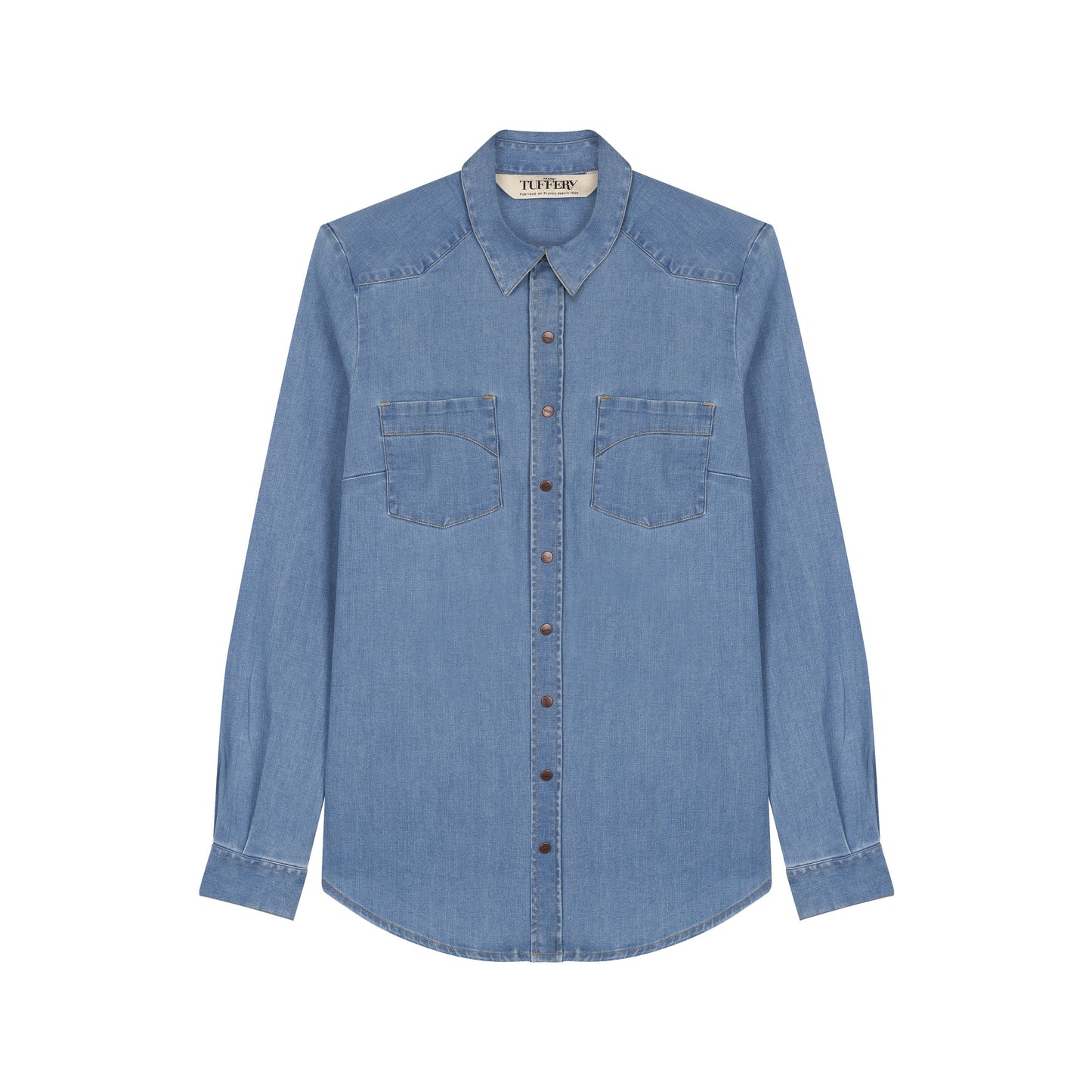 Chemise femme en jean clair - Cévennes