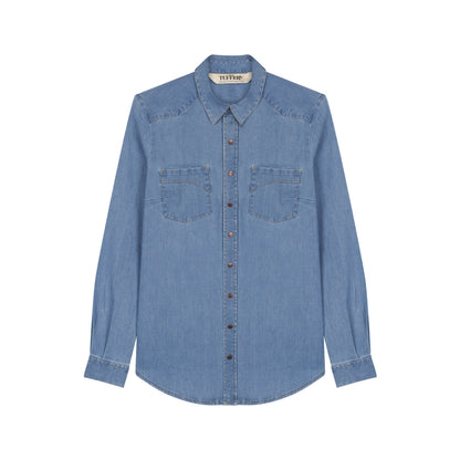 Chemise femme en jean clair - Cévennes