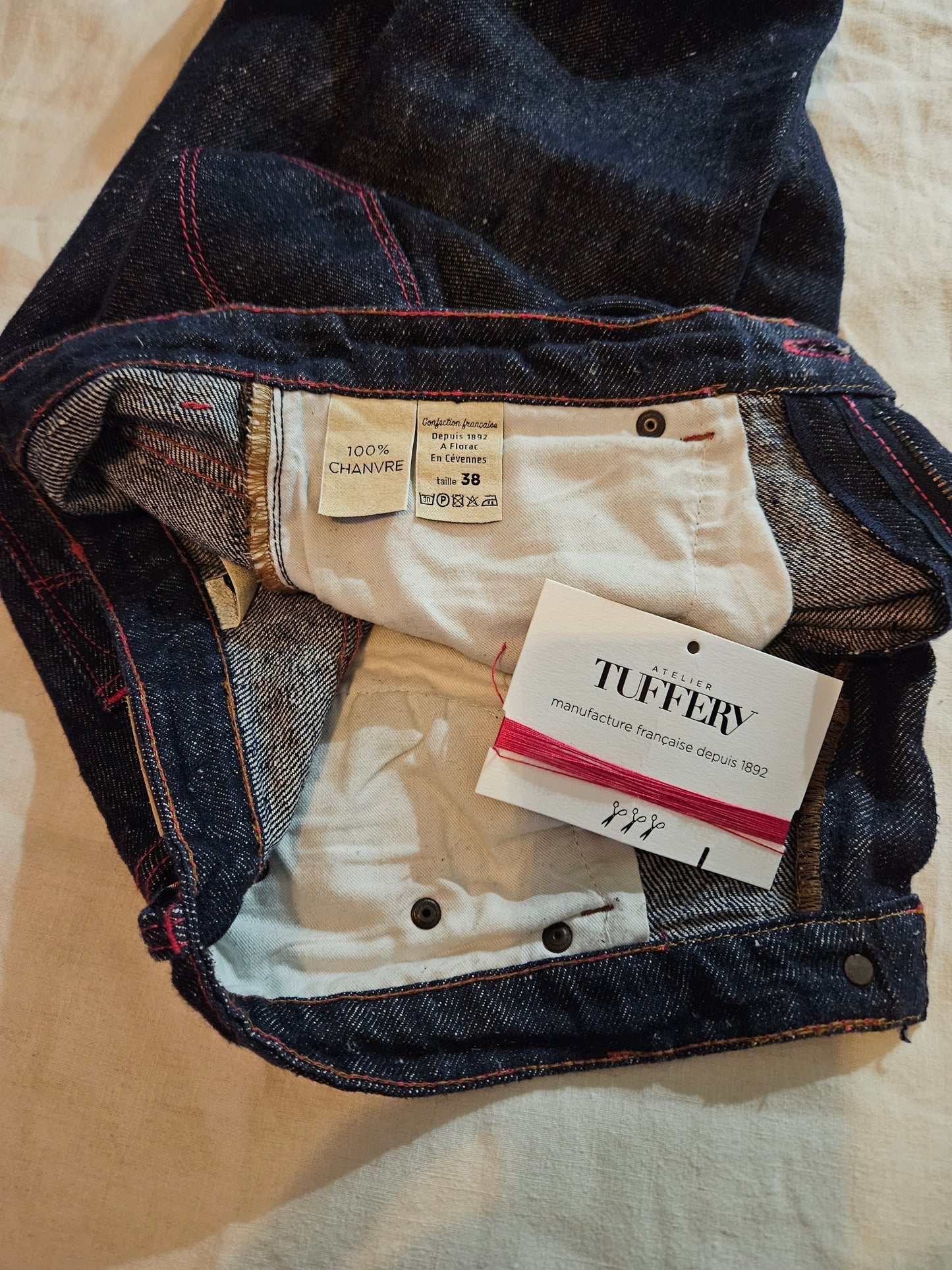 Jean mom taille haute Chanvre - Marthe