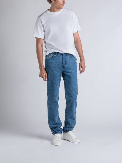 Jean droit taille haute clair - Célestin