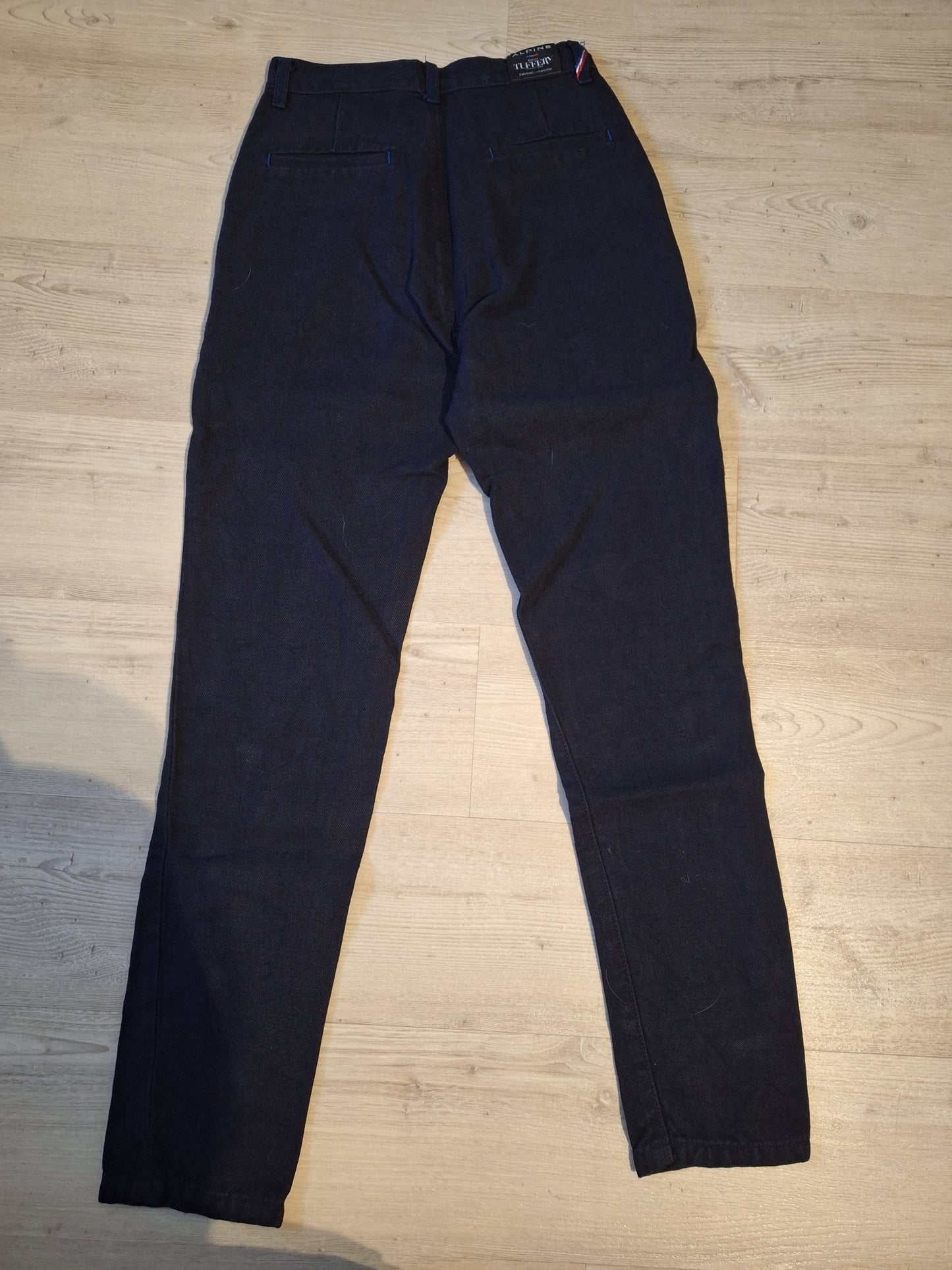 Chino ajusté taille haute Alpine 100% Lin Français - Léonie