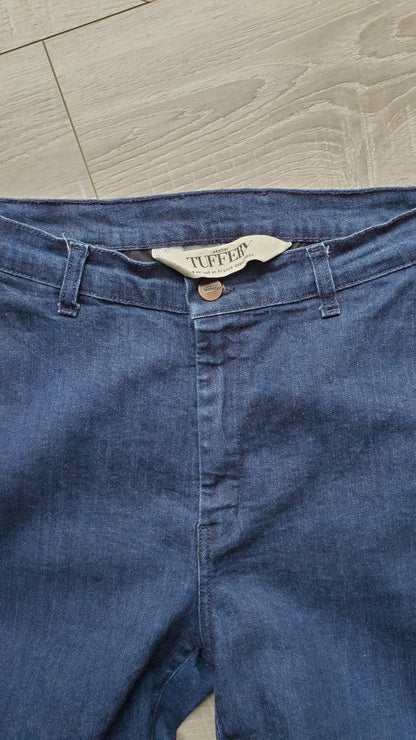 Chino ajusté taille haute Brut Coton Bio - Léonie