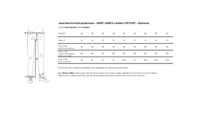 Jean laine – SAINT JAMES x Atelier TUFFERY – Alphonse