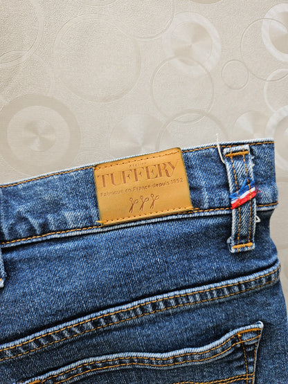Jean femme flare taille semi-haute Stonewashed - Margot
