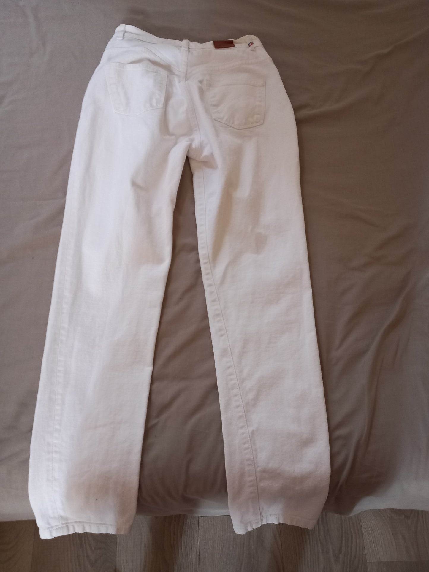 Jean mom taille haute blanc - Marthe