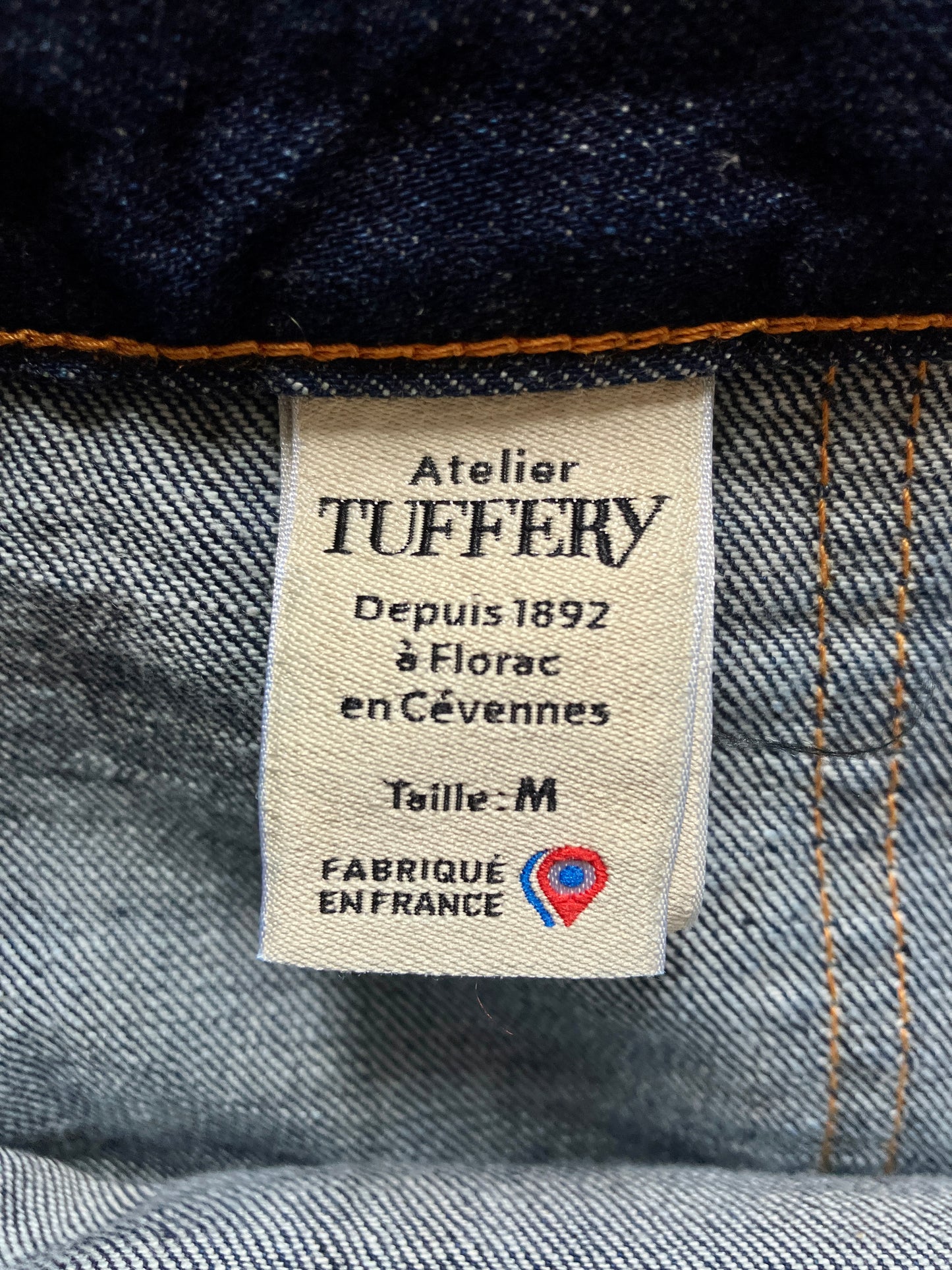 Salopette jean bio indigo naturel - André