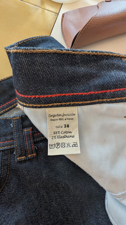 Jean slim taille standard Noir - Mathilde