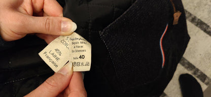 Manteau en jean Laine Française - Aigoual