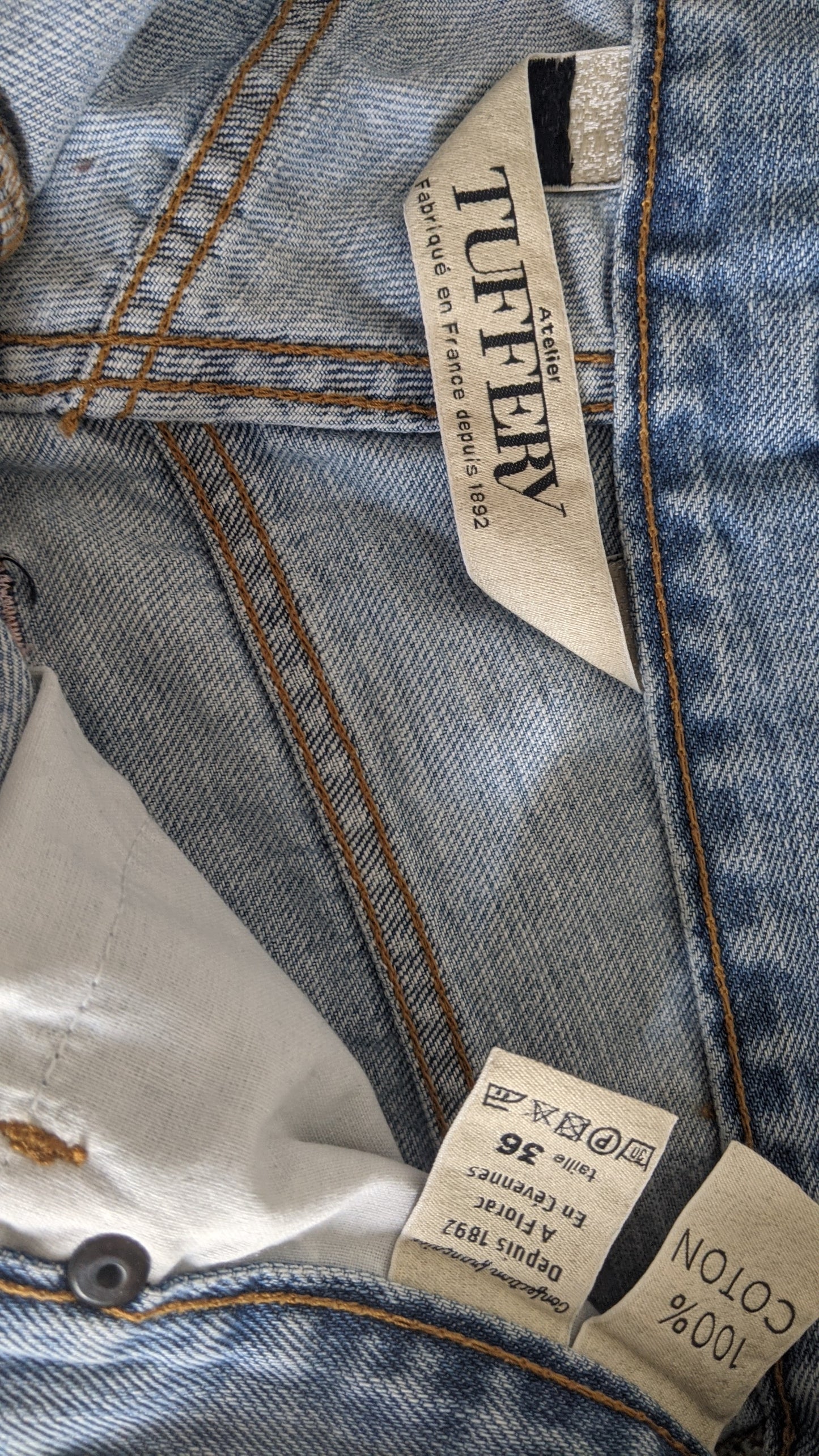 Short en jean taille haute - Aimé