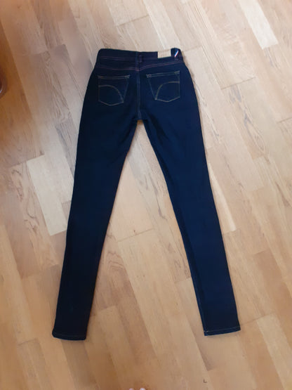 Jean slim taille standard Noir - Mathilde