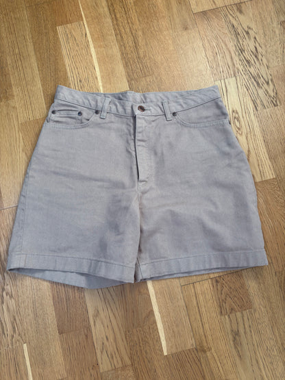 Short en jean beige taille haute - Aimé