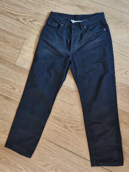 Jean femme droit taille haute Noir - Apolline
